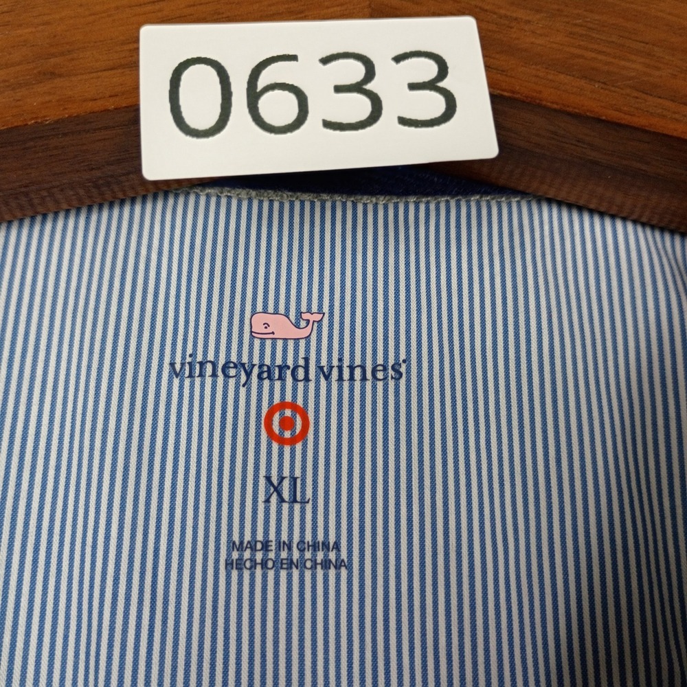 Vineyard Vines Polo Shirt Mens XL Grey Short Sleeve Cotton Preppy Nautical Basic - Picture 7 of 7